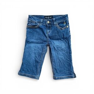 Baby Phat Blue Denim Kids Capri Pants Size 12